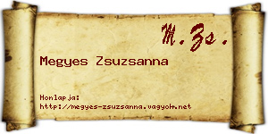 Megyes Zsuzsanna névjegykártya